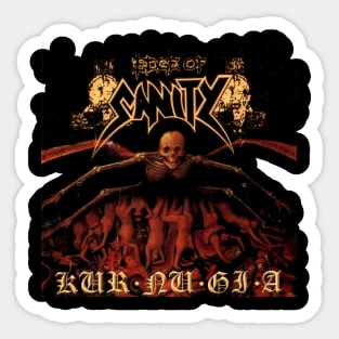 EDGE OF SANITY - KUR-NU-GI-A Sticker